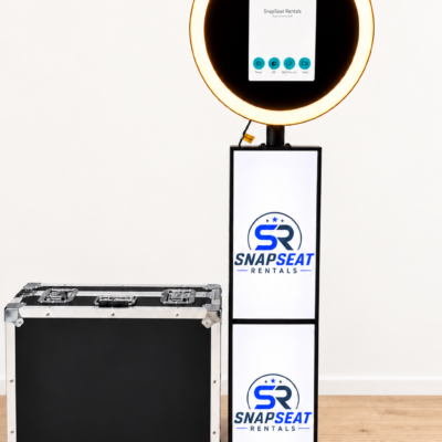 SnapSeat Rentals digital photo booth and transport case