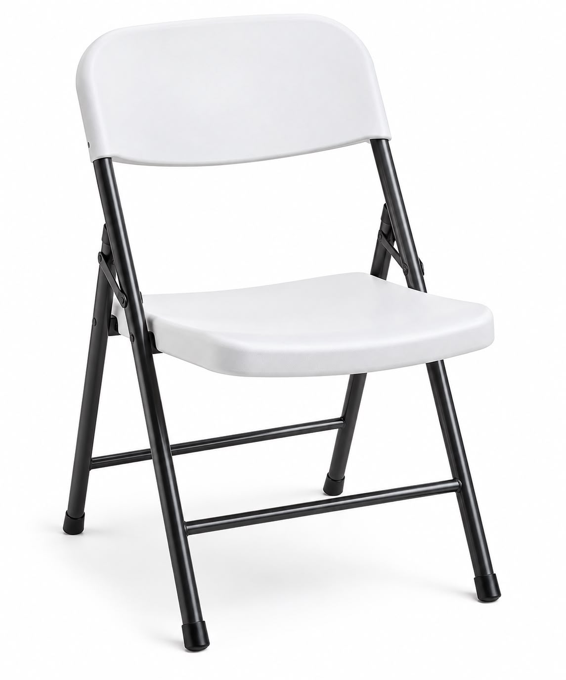 White folding rental chair
